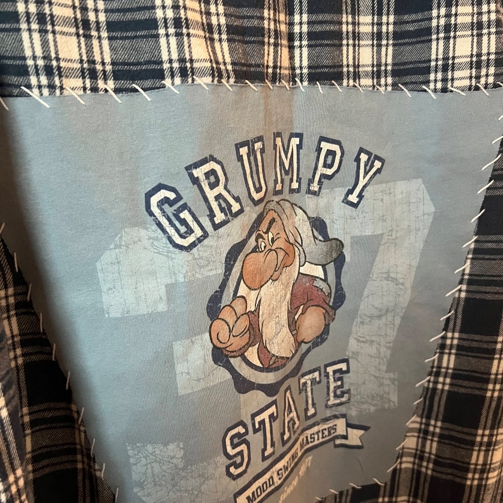 Repurposed Disney Flannel - Grumpy - Picture 3 of 3